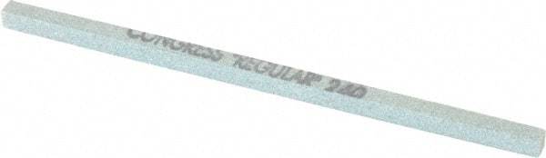Made in USA - 240 Grit Silicon Carbide Square Polishing Stone - Very Fine Grade, 5/32" Wide x 4" Long x 5/32" Thick - Eagle Tool & Supply