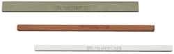 Made in USA - 150 Grit Aluminum Oxide Rectangular Polishing Stone - Very Fine Grade, 1/2" Wide x 6" Long x 1/4" Thick - Eagle Tool & Supply