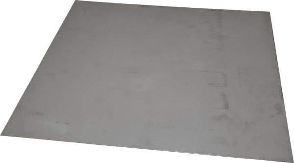 Made in USA - 0.036 Inch Thick x 12 Inch Wide x 12 Inch Long, 304 Stainless Steel Sheet - Cold Rolled, Bright Finish, #2B - Eagle Tool & Supply