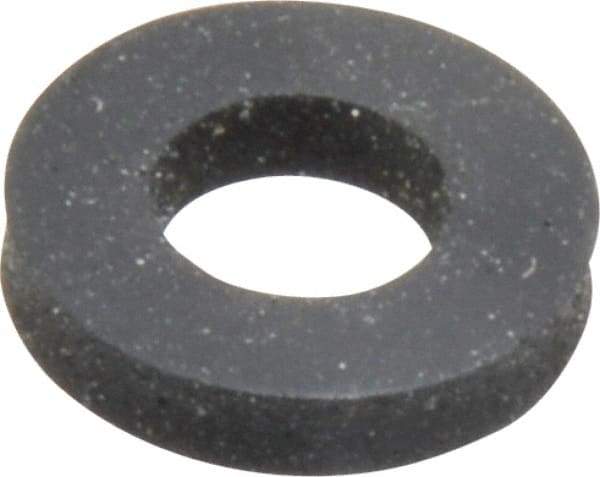 Made in USA - 1/4" Screw, Grade 60 Neoprene Standard Flat Washer - 0.23" ID x 1/2" OD, 0.108" Thick, Plain Finish - Eagle Tool & Supply