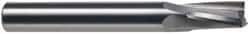 Onsrud - 3/4" Cutting Diam x 1-5/8" Length of Cut, 3 Flute, Upcut Spiral Router Bit - Uncoated, Right Hand Cut, Solid Carbide, 4" OAL x 3/4" Shank Diam, Three Edge, 10° Helix Angle - Eagle Tool & Supply