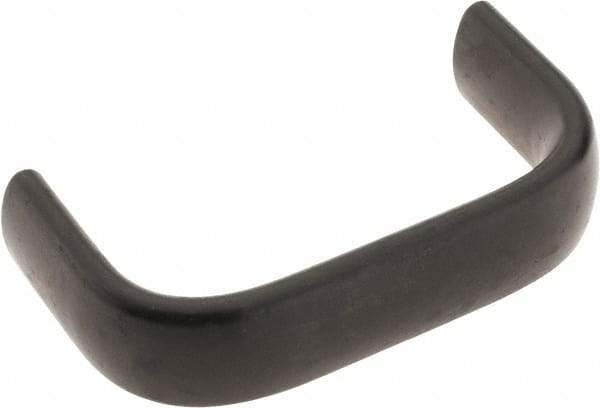 Amatom Electronic Hardware - 2-25/32" Long x 0.63" Wide x 1-1/2" High, Oval Handle - Black Oxide Finish, Stainless Steel, 2-1/2" Center to Center - Eagle Tool & Supply
