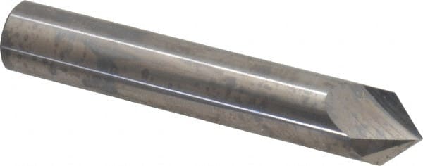 Made in USA - 1/2" Body Diam, 90°, 3" OAL, Solid Carbide Spotting Drill - Eagle Tool & Supply