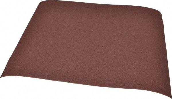 3M - 100 Grit, Aluminum Oxide Sanding Sheet - 11" Long x 9" Wide, Fine Grade, J Weighted Cloth Backing - Eagle Tool & Supply