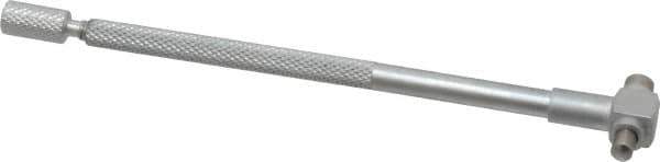 Value Collection - 1/2 to 3/4 Inch, 4.4 Inch Overall Length, Telescoping Gage - 4 Inch Long Handle, Hardened Tool Steel, Satin Chrome Finish - Eagle Tool & Supply
