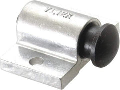 Vlier - 2" Base Width, 1/4" Stroke Len, 13/16" Stop Head OD, 1-1/2" Btw Mt Hole Ctrs, 1-7/32" Btw Mt Hole & Edge, Round Spring Locating Stop - 1-3/8" Body Len x 2" Body Width, 7/16" Base Thickness, 14.4 Lb Init, 32 Lb Mid, 45.4 Lb Final End Force - Eagle Tool & Supply