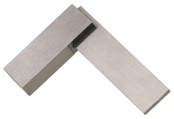 Value Collection - 5" Blade Length, 3" Base Length Steel Square - 0.0003" Accuracy - Eagle Tool & Supply