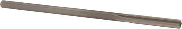 Alvord Polk - 7/32" High Speed Steel 6 Flute Chucking Reamer - Straight Flute, 0.2075" Straight Shank, 1-1/4" Flute Length, 5" OAL - Eagle Tool & Supply