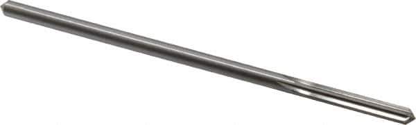 Alvord Polk - 0.1855" High Speed Steel 6 Flute Chucking Reamer - Straight Flute, 0.1805" Straight Shank, 1-1/8" Flute Length, 4-1/2" OAL - Eagle Tool & Supply