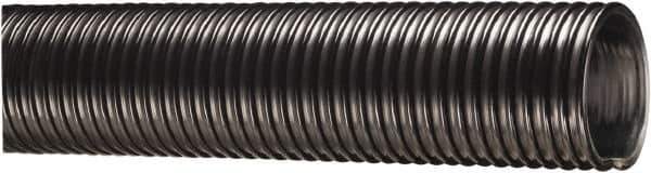 Kuriyama of America - 6" ID x 6.81" OD, 30 Max psi, 28 In. Hg, Dry Material Handling & Transfer Hose - Polyurethane Liner, PVC Cover, -40 to 150°F, 12" Bend Radius, 100' Coil Length, Black - Eagle Tool & Supply
