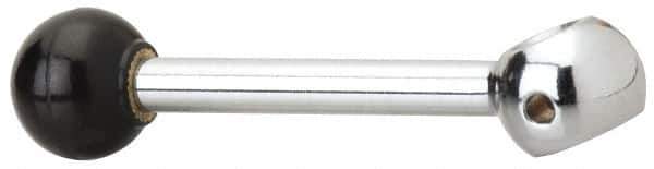 Gibraltar - 1 Offset Arm, 5/16" Hole, Reamed Clamping Handle - 25/32" Hub Diam, 13/16" Ball Diam - Eagle Tool & Supply