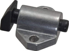 Gibraltar - 1-1/2" Body Width x 1" Body Len, 3/16" Stroke Len, 1-1/8" Btw Mt Hole Ctrs, 7/8" Btw Mt Hole & Edge, Tangless Square Spring Locating Stop - 14 Lb Mid End Force, 5/8" Stop Head Width x 5/8" Stop Head Height - Eagle Tool & Supply