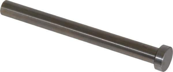 Gibraltar - 9mm Pin Diam, 14mm Head Diam x 5mm Head Height, 100mm OAL, Straight Ejector Pin - Steel, 95mm Pin Length - Eagle Tool & Supply