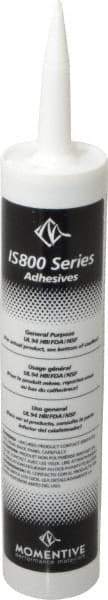 Momentive Performance Materials - 10.1 oz Tube Black RTV Silicone Joint Sealant - -50 to 200°C Operating Temp, 25 min Tack Free Dry Time, 24 hr Full Cure Time, Series IS800 - Eagle Tool & Supply