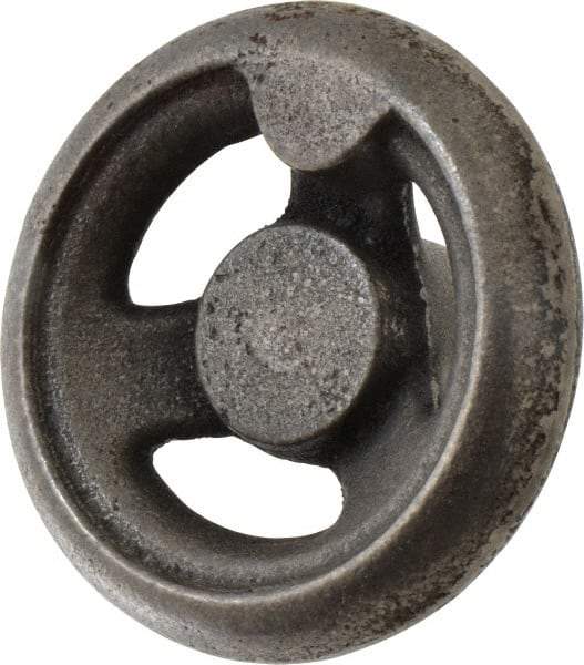 Gibraltar - 3", 3 Spoke Offset Handwheel - 1" Hub, Cast Iron, Plain Finish - Eagle Tool & Supply