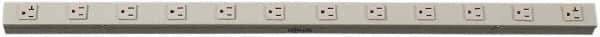 Tripp-Lite - 12 Outlets, 120 VAC20 Amps, 15' Cord, Power Outlet Strip - Clip Mount, Hardwire NEMA Configuration, 36" Strip - Eagle Tool & Supply
