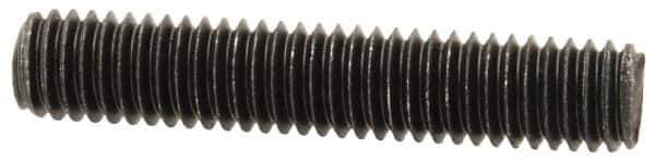 Value Collection - #10-32 1" OAL Fully Threaded Stud - Carbon Steel, Plain Finish - Eagle Tool & Supply