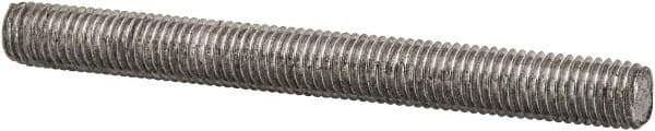 Value Collection - 1/4-28 2-1/2" OAL Fully Threaded Stud - Carbon Steel, Plain Finish - Eagle Tool & Supply