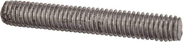 Value Collection - 3/8-16 2-1/2" OAL Fully Threaded Stud - Carbon Steel, Plain Finish - Eagle Tool & Supply