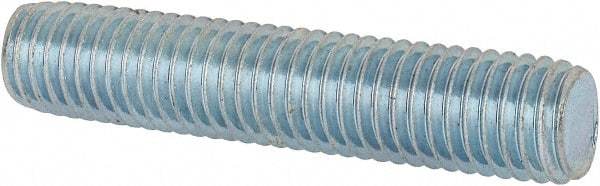 Value Collection - M10x1.50 50mm OAL Fully Threaded Stud - Carbon Steel, Plain Finish, Metric - Eagle Tool & Supply