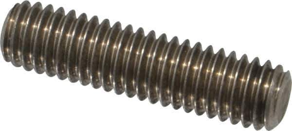 Value Collection - 3/8-16 1-1/2" OAL Fully Threaded Stud - Stainless Steel, Plain Finish - Eagle Tool & Supply