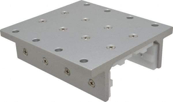80/20 Inc. - 5-1/2" Wide, 1-7/8" High, Open Shelving Accessory/Component - Aluminum, 6" Deep, Use with Series 15 - 1530 Extrusion - Eagle Tool & Supply