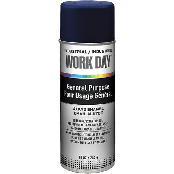 Krylon - Blue, Gloss, Enamel Spray Paint - 9 to 13 Sq Ft per Can, 10 oz Container, Use on Ceramics, Glass, Metal, Plaster, Wood - Eagle Tool & Supply