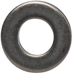 Made in USA - #6L Screw, Grade 300 Stainless Steel Standard Flat Washer - 0.156" ID x 0.312" OD, 0.027" Thick, Plain Finish, Meets Military Specifications - Eagle Tool & Supply