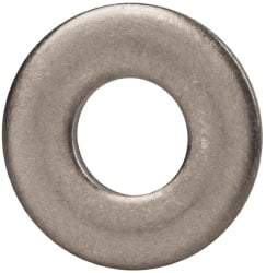 Made in USA - 1/4" Screw, Grade 300 Stainless Steel Standard Flat Washer - 0.281" ID x 5/8" OD, 0.051" Thick, Plain Finish, Meets Military Specifications - Eagle Tool & Supply