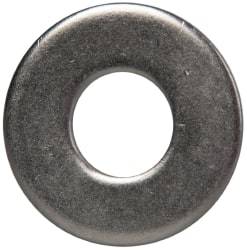 Made in USA - 5/16" Screw, Grade 300 Stainless Steel Standard Flat Washer - 3/8" ID x 7/8" OD, 0.064" Thick, Passivated Finish, Meets Military Specifications - Eagle Tool & Supply