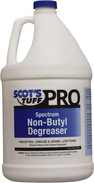 Scot's Tuff - 1 Gal Bottle Cleaner/Degreaser - Liquid, Concentrated, Low Sudsing, Pleasant - Eagle Tool & Supply