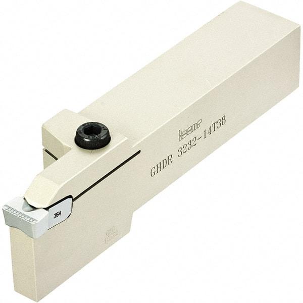 Iscar - THD, External, Right Hand, 1.77" Max Depth of Cut, 0.79" Max Groove Width, Indexable Grooving Tool Holder - TIGERV 2006 Insert Compatibility, 1-1/2" Shank Height, 1-1/2" Shank Width, 7" OAL - Eagle Tool & Supply