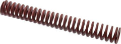 Associated Spring Raymond - 1" Hole Diam, 1/2" Rod Diam, 7" Free Length, Red Die Spring - 259 Lb Max Deflection, 2.59" Max Deflection, Medium Heavy Duty, Chromium Alloy Steel - Eagle Tool & Supply