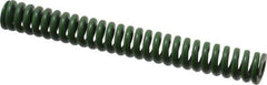 Associated Spring Raymond - 3/4" Hole Diam, 3/8" Rod Diam, 6" Free Length, Green Die Spring - 292.5 Lb Max Deflection, 1.5" Max Deflection, Extra Heavy Duty, Chromium Alloy Steel - Eagle Tool & Supply