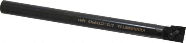 Kennametal - 23.62mm Min Bore Diam, 10" OAL, 3/4" Shank Diam, A-CTFP Indexable Boring Bar - TP.. Insert, Clamp Holding Method - Eagle Tool & Supply