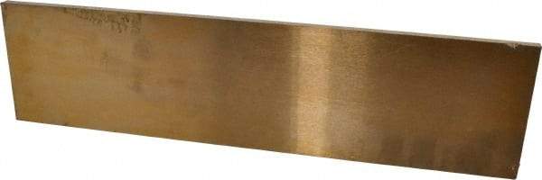 Value Collection - 1/4 Inch Thick x 3 Inch Wide x 12 Inch Long, Ground Bearing Bronze Rectangular Bar - Alloy SAE 660 (CDA 932) - Eagle Tool & Supply