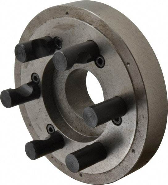 BTC - Adapter Back Plate for 8-1/4" Diam Self Centering Lathe Chucks - D1-6 Mount - Eagle Tool & Supply