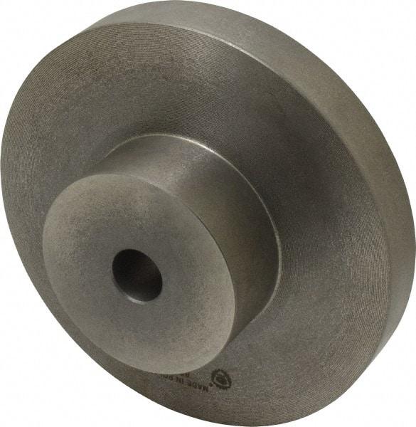 Bison - Adapter Back Plate for 8" Diam Self Centering Lathe Chucks - 0.98" Through Hole Diam, 4.02mm ID, 8.3" OD, 1.18" Flange Height, Cast Iron - Eagle Tool & Supply