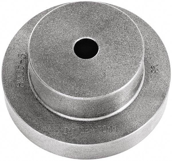 Bison - Adapter Back Plate for 10" Diam Self Centering Lathe Chucks - 1.57" Through Hole Diam, 4.53mm ID, 10.24" OD, 1.26" Flange Height, Cast Iron - Eagle Tool & Supply