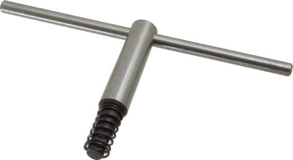 Bison - 8, 10" Chuck Diam Compatibility, Lathe Chuck Key - Compatible with 4-Jaw Chucks, Self Ejecting, 5" Body Length, 7/16" Actual Key Square Size - Eagle Tool & Supply