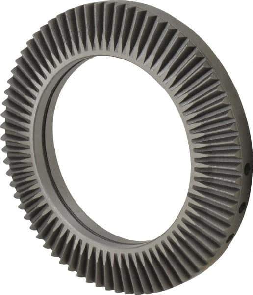 Bison - Forged Steel Lathe Chuck Scroll - 10" Chuck Diam Compatible, 7.82" OD - Eagle Tool & Supply
