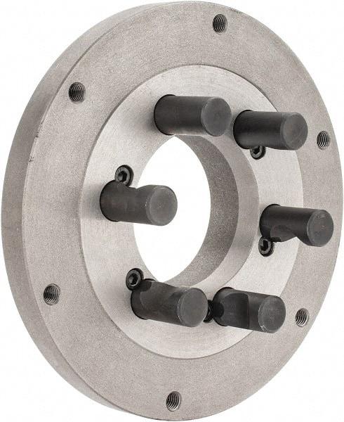 Interstate - Adapter Back Plate for 8" Diam Lathe Chucks - D1-5 Mount - Eagle Tool & Supply