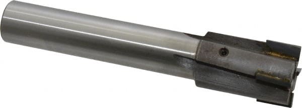 Value Collection - 1-3/8" Diam, 1" Shank, Diam, 4 Flutes, Straight Shank, Interchangeable Pilot Counterbore - Eagle Tool & Supply