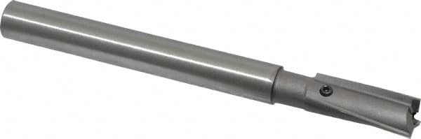 Made in USA - 13/32" Diam, 3/8" Shank, Diam, 3 Flutes, Straight Shank, Interchangeable Pilot Counterbore - Eagle Tool & Supply
