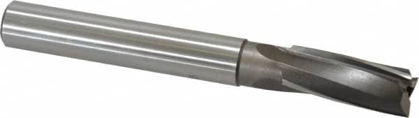 Value Collection - 17/32" Diam, 1/2" Shank, Diam, 3 Flutes, Straight Shank, Interchangeable Pilot Counterbore - Eagle Tool & Supply