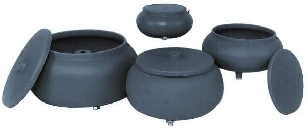 Raytech - 5.6 Gal Vibratory Tumbler Bowl & Lid - AV-75, TD-75 Compatible - Eagle Tool & Supply