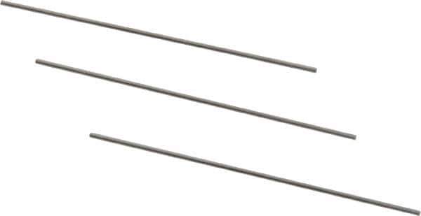 Van Keuren - 18 TPI, 0.0556 Inch Pitch, 2 Inch Long, Thread Pitch Diameter Measuring Wire - 0.0321 Inch Nominal Best Wire Diameter, 0.0481 Inch Nominal Constant, 3 Pieces - Eagle Tool & Supply