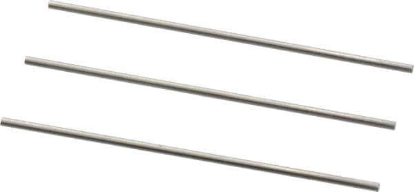 Van Keuren - 12 TPI, 0.0833 Inch Pitch, 2 Inch Long, Thread Pitch Diameter Measuring Wire - 0.0481 Inch Nominal Best Wire Diameter, 0.0722 Inch Nominal Constant, 3 Pieces - Eagle Tool & Supply