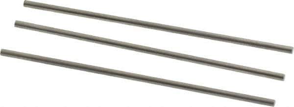 Van Keuren - 11 TPI, 0.0909 Inch Pitch, 2 Inch Long, Thread Pitch Diameter Measuring Wire - 0.0525 Inch Nominal Best Wire Diameter, 0.0787 Inch Nominal Constant, 3 Pieces - Eagle Tool & Supply