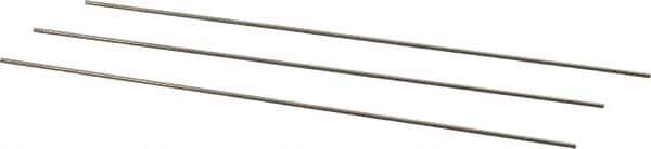 Van Keuren - 0.8mm Pitch, 1-1/2 Inch Long, Thread Pitch Diameter Measuring Wire - 0.46mm Nominal Best Wire Diameter, 0.0273 Inch Nominal Constant, 3 Pieces - Eagle Tool & Supply